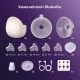Двойна Преносима електрическа помпа Philips Avent Hands-Free Natural Care със силиконов уплътнител SkinSense