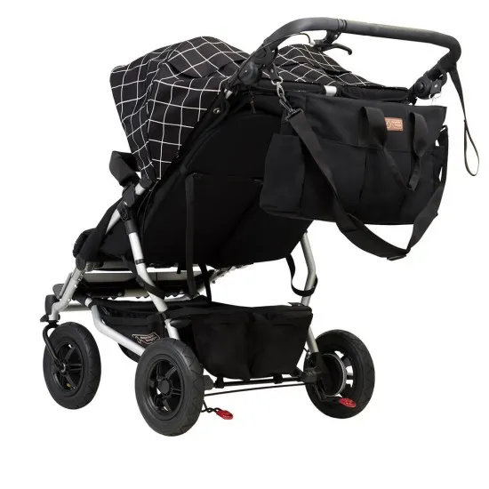 Двойна чанта Mountain Buggy, черна/сива