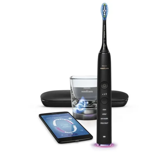 Електрическа четка за зъби DiamondClean Smart, Philips Sonicare, черна