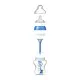 Шише за хранене с декорация Tommee Tippee Advanced Anti-colic, 340мл, син, момче, 42257875