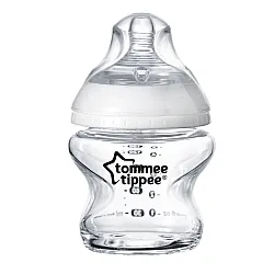 Комплект за новородено стъкло + четка за шишета Tommee Tippee Closer to Nature Easi-Vent С НАРУШЕНА ОПАКОВКА