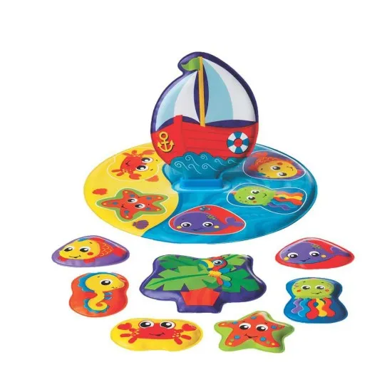 Playgro Пъзел за баня платноходка 