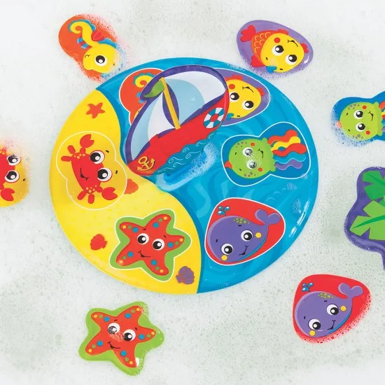 Playgro Пъзел за баня платноходка 