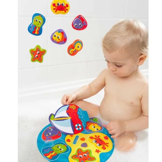 Playgro Пъзел за баня платноходка 