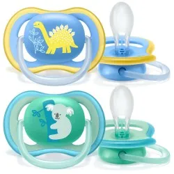 Залъгалки Ultra Air Philips AVENT 18 м+ дино/коала момче 2 бр