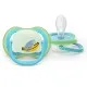 Philips AVENT Залъгалки Ultra Air Night 6-18 м. хамелеон/маймунка, син 2 бр. със стерилизаторна кутия