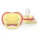 Philips AVENT Залъгалки Ultra Air пастелни 0-6 м. пастелни за момиче 2 бр. със стерилизаторна кутия