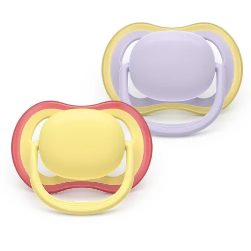 Залъгалки Ultra Air Philips AVENT 0-6м пастелни 2 бр момиче