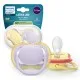 Philips AVENT Залъгалки Ultra Air пастелни 0-6 м. пастелни за момиче 2 бр. със стерилизаторна кутия