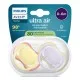 Philips AVENT Залъгалки Ultra Air пастелни 0-6 м. пастелни за момиче 2 бр. със стерилизаторна кутия