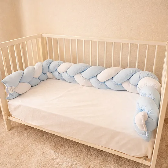 BabyHome Обиколник тип плитка 220 см.  син