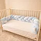 BabyHome Обиколник тип плитка 220 см.  син