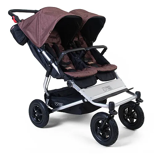 Количка за близнаци или породени деца Mountain Buggy Duet Plus V4 колекция Heritage цвят Mustang