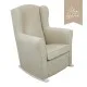 Micuna Люлеещ се стол  Nanny със система Slow System, white/beige