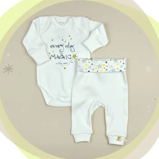 Комплект бебешко боди с потури, For Babies