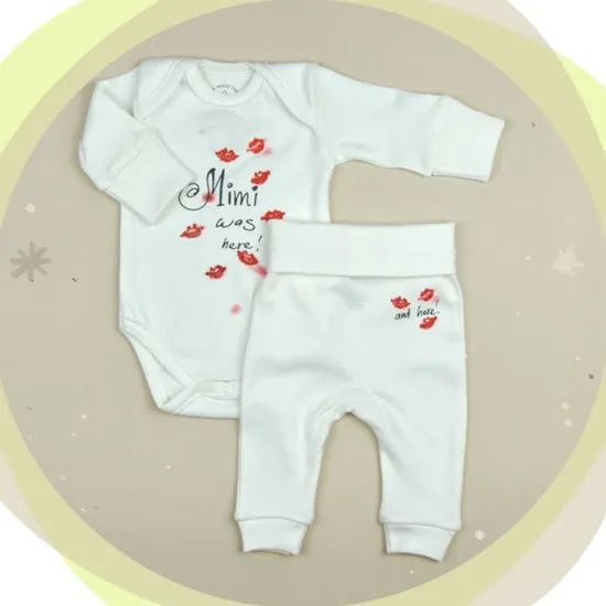 Комплект бебешко боди с потури, For Babies