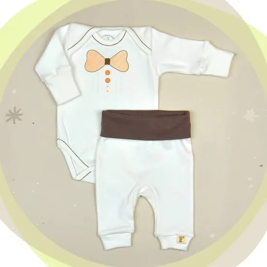 Комплект бебешко боди с потури, For Babies