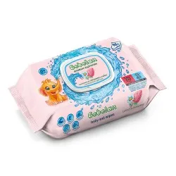 Бебешки мокри кърпи с лайка+смрадлика Bebelan 80 бр./опаковка