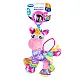 Активна играчка розов еднорог Playgro Refresh 0м+ с удобен ринг за закачане