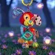 Активна играчка цветно Куче Пени Playgro 0м+ с удобен ринг за закачане