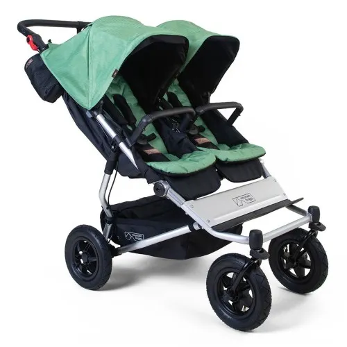 Количка за близнаци или породени деца Mountain Buggy Duet Plus V4 колекция Heritage цвят Matcha