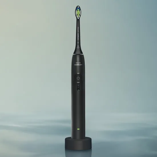 Електрическа четка за зъби Next-Generation Philips Sonicare Серия 3100, черна с калъф за пътуване