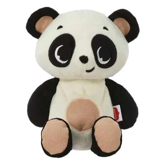 Музикална плюшена играчка Панда за гушкане с бял шум и светлина Black&White Decor Tiny Love 0м+, с 8 нежни мелодии