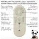 Музикална плюшена играчка Панда за гушкане с бял шум и светлина Black&White Decor Tiny Love 0м+, с 8 нежни мелодии