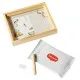 Tiny Love Pure Frame Рамка за Отпечатък на ръчичка или краче и Снимка Tiny Creations, Дървена рамка и Весела декорация