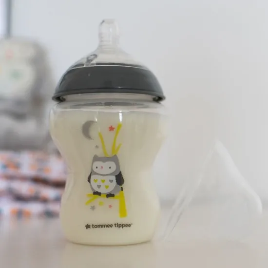 Tommee Tippee Шише за хранене 260мл 2бр/оп бухал момче, 42252175