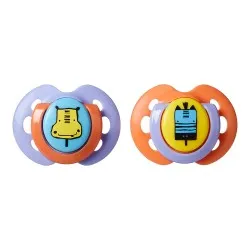 Залъгалки Tommee Tippee Fun style 0-6м хипо/зебра 2 бр