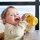 Неразливаща се чаша с твърд накрайник SUPERSTAR Tommee Tippee, 390 мл, 12м+, жълт