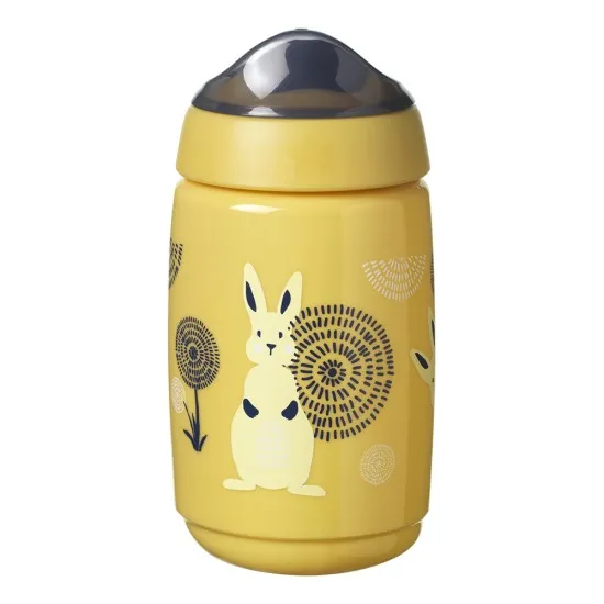 Неразливаща се чаша с твърд накрайник SUPERSTAR Tommee Tippee, 390 мл, 12м+, жълт