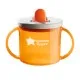първа детска чаша, Tommee Tippee, оранжева, 4м+ 