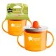 първа детска чаша, Tommee Tippee, оранжева, 4м+ 