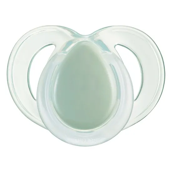Ортодонтични залъгалки, Tommee Tippee, Night time, 2бр/оп, светеща дръжка