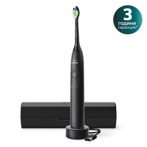 Електрическа четка за зъби Next-Generation с калъф Philips Sonicare Серия 5300, черна 