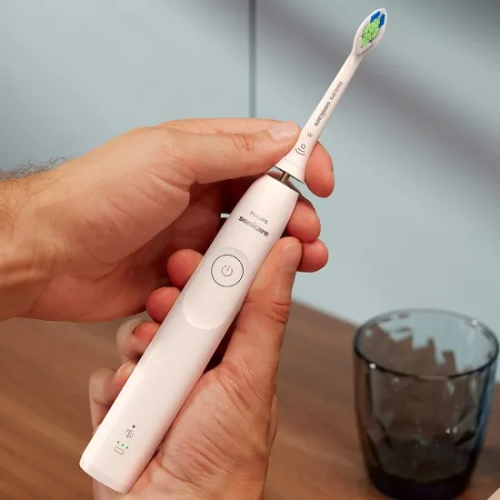 Електрическа четка за зъби Next-Generation Philips Sonicare Серия 5300, бяла