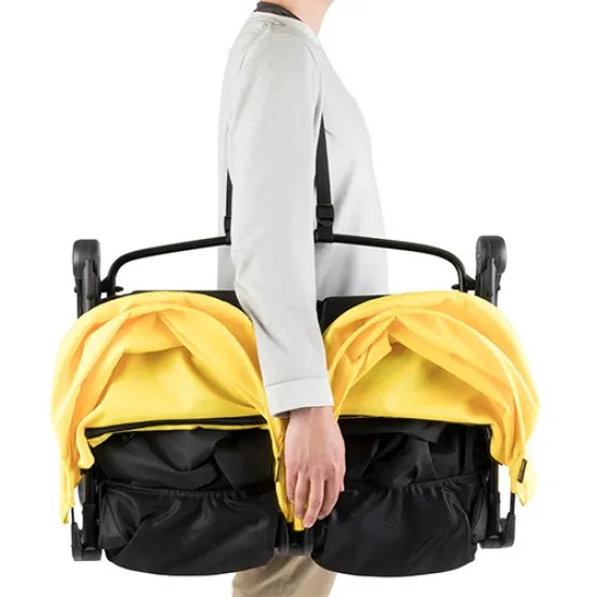 Количка за близнаци Nano duo v1 Mountain Buggy, червена