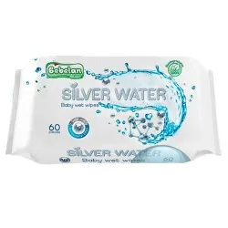 Бебешки мокри кърпи Silver Water Bebelan 60 бр./опаковка